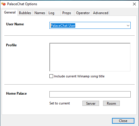 Change Name Options