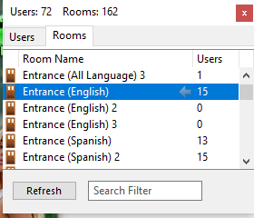 Entering a Room